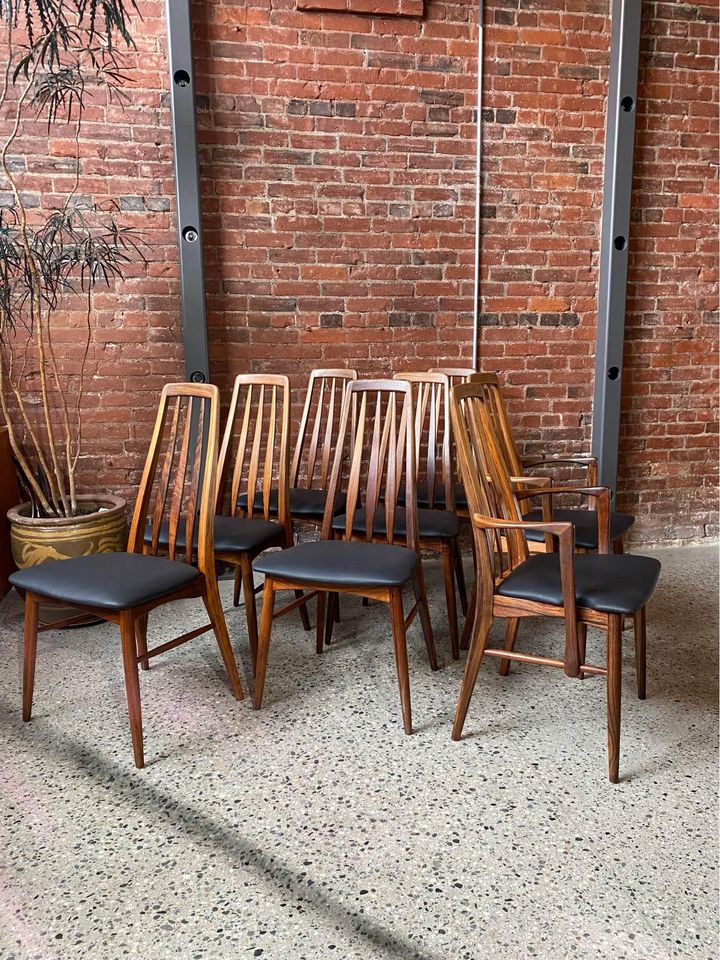 1960s Danish Rosewood Dining Chairs by Niels Koefoed