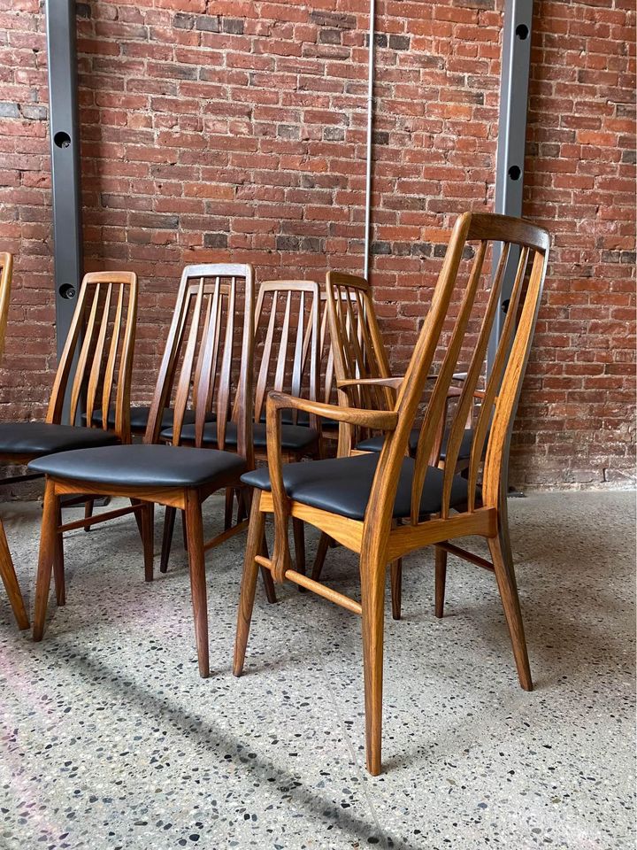 1960s Danish Rosewood Dining Chairs by Niels Koefoed