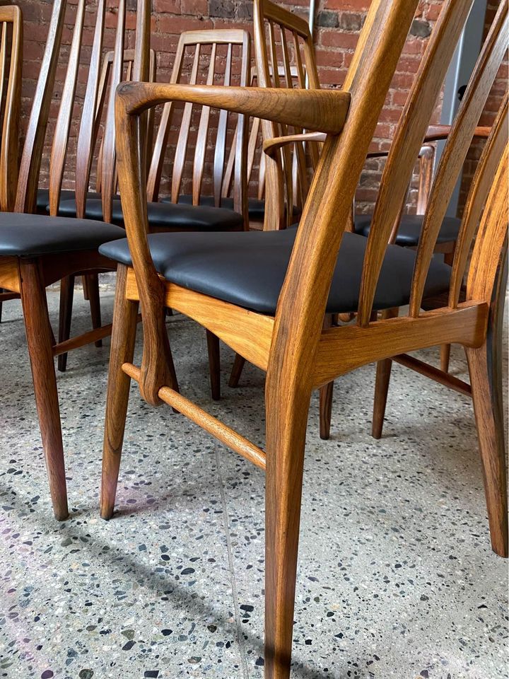 1960s Danish Rosewood Dining Chairs by Niels Koefoed