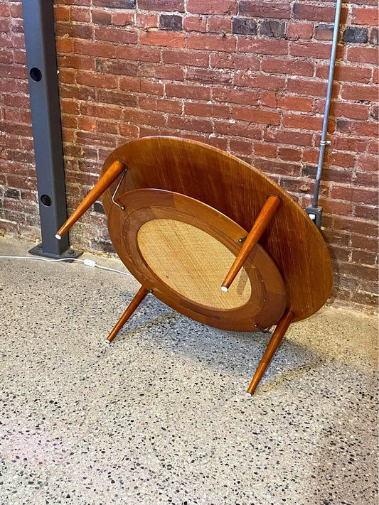 1960s Danish Solid Teak Coffee Table by Peter Hvidt