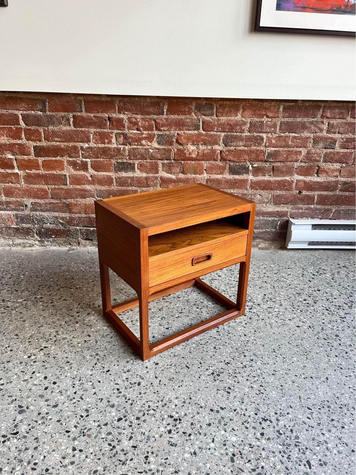 1960’s Danish Teak Aksel Kjersgaard Side Table Nightstand