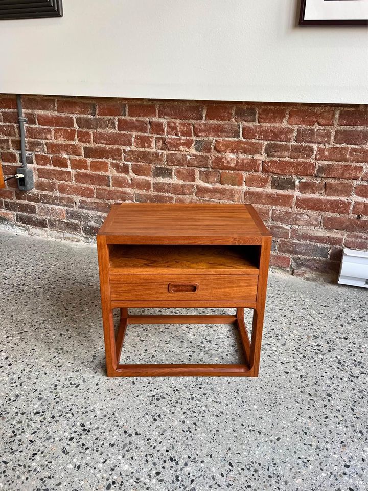 1960’s Danish Teak Aksel Kjersgaard Side Table Nightstand