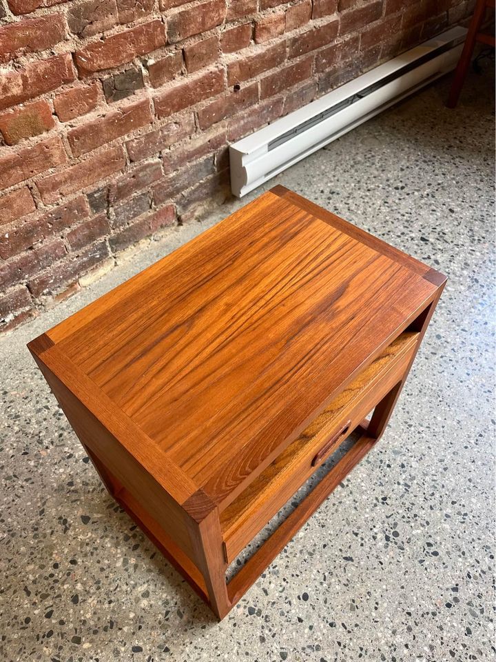 1960’s Danish Teak Aksel Kjersgaard Side Table Nightstand