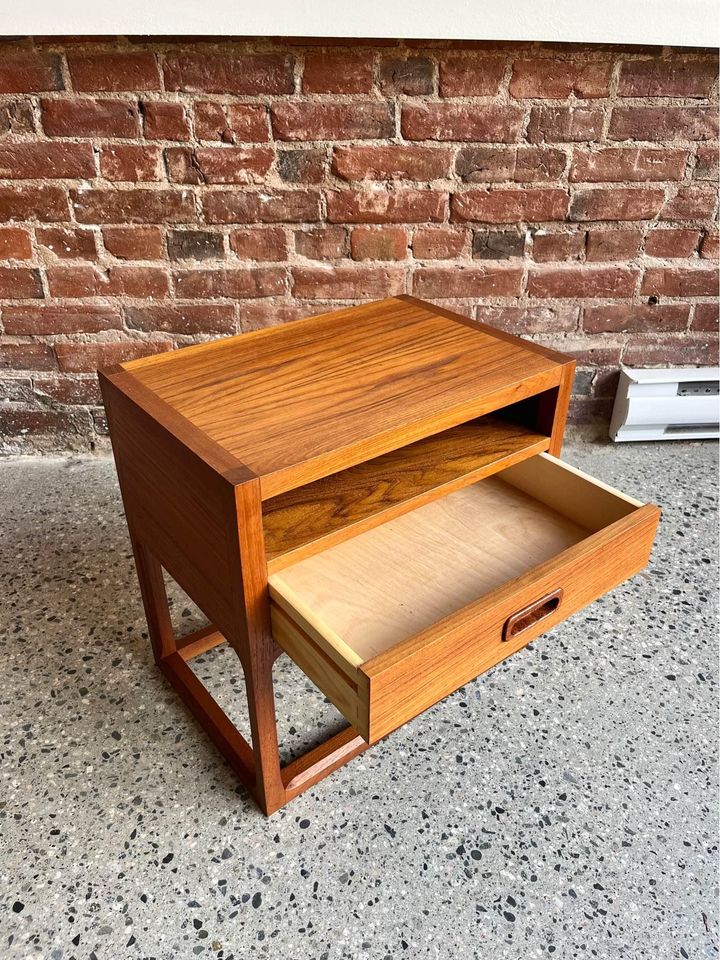 1960’s Danish Teak Aksel Kjersgaard Side Table Nightstand