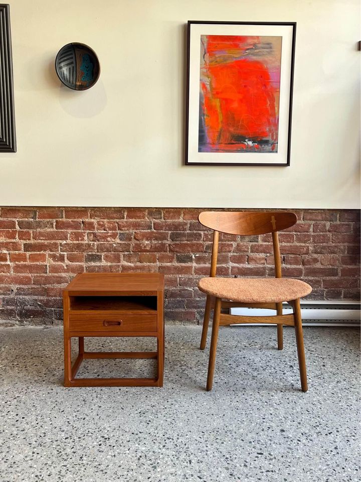 1960’s Danish Teak Aksel Kjersgaard Side Table Nightstand