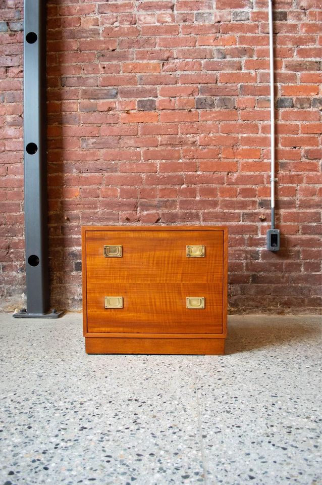 1960s Danish Teak Bar Cabinet Side Table