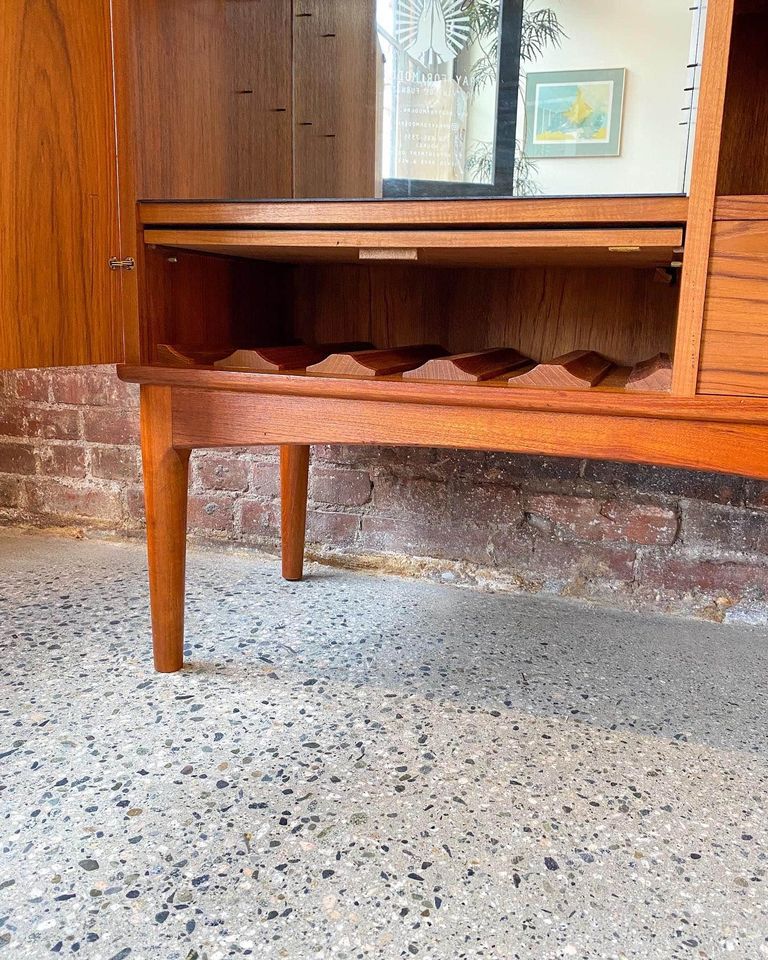 1960s Danish Teak Bar Cabinet