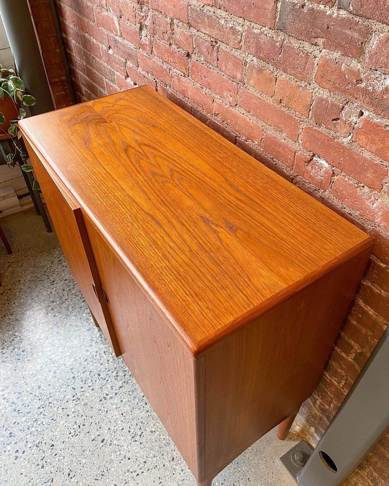 1960s Danish Teak Bar Cabinet