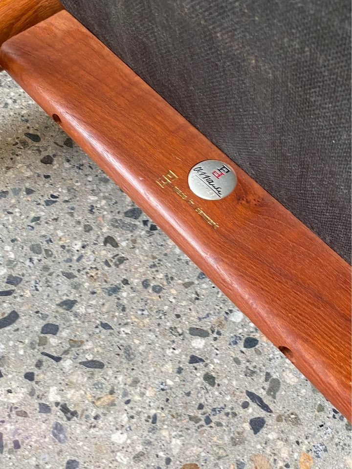 1960s Danish Teak “Bwana” Ottoman Stool by Finn Juhl