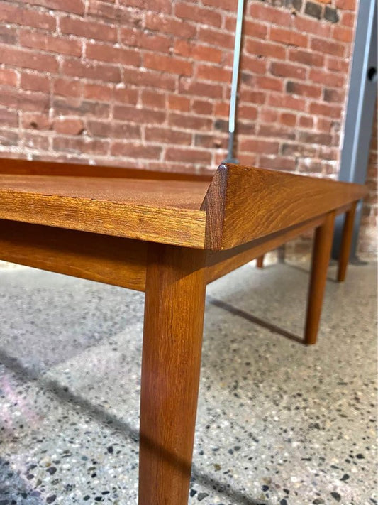 1960s Danish Teak Coffee Table Bench