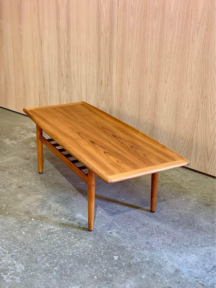 1960s Danish Teak Coffee Table by Grete Jalk