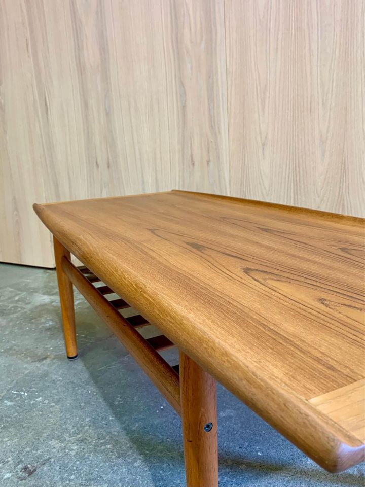 1960s Danish Teak Coffee Table by Grete Jalk