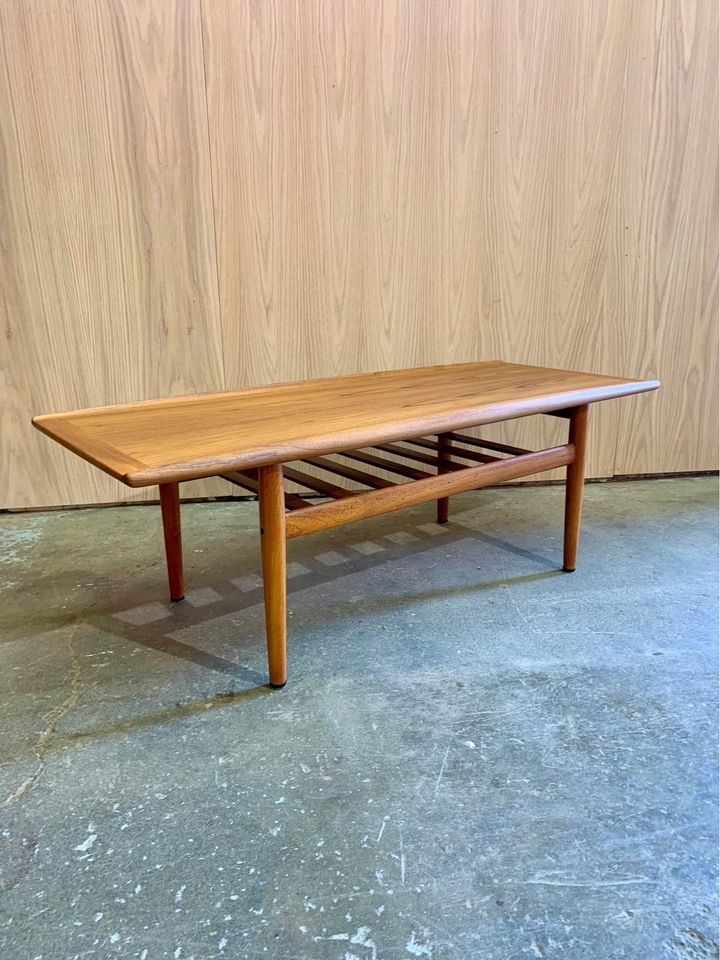 1960s Danish Teak Coffee Table by Grete Jalk