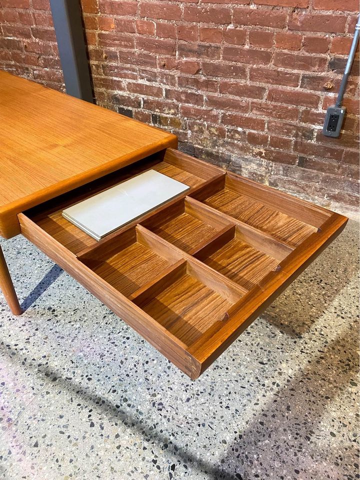 1960s Danish Teak Coffee Table by Johannes Andersen