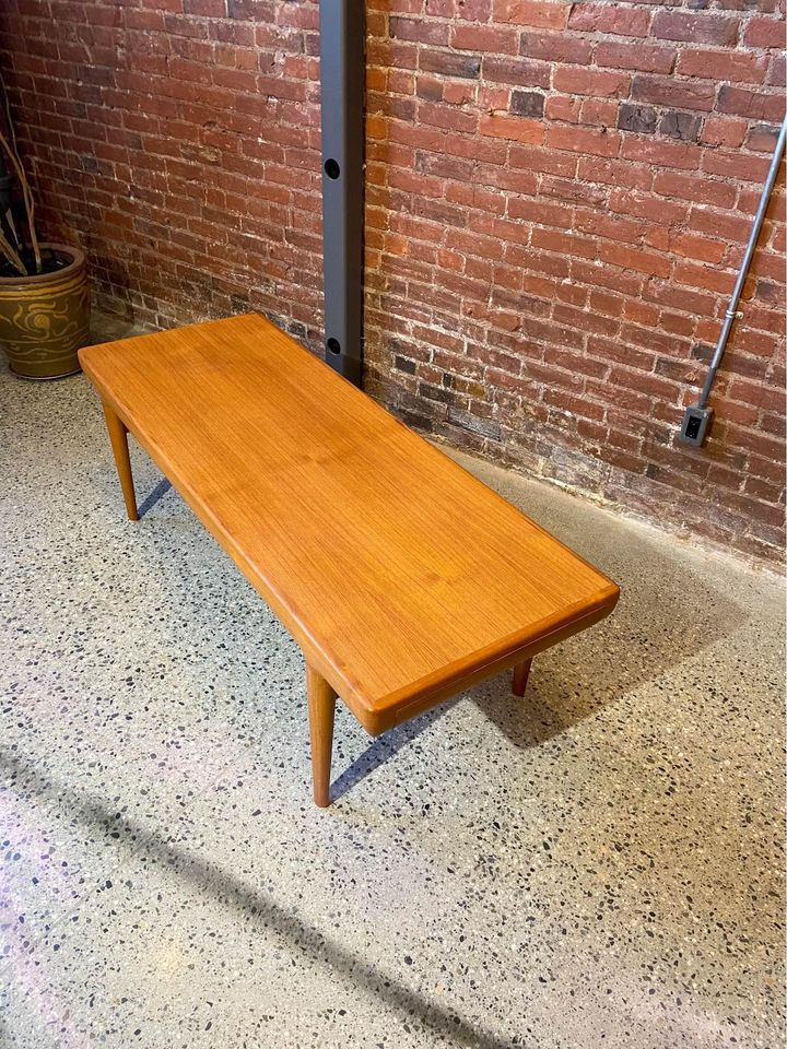 1960s Danish Teak Coffee Table by Johannes Andersen