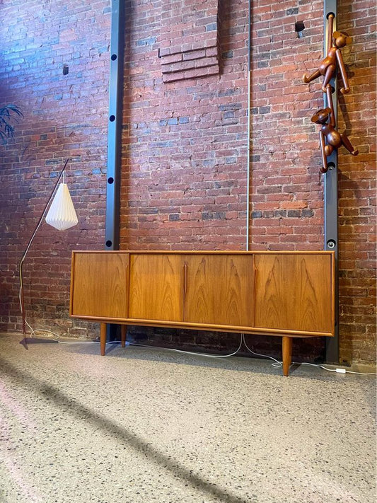 1960s Danish Teak Credenza Sideboard by Gunni Omann