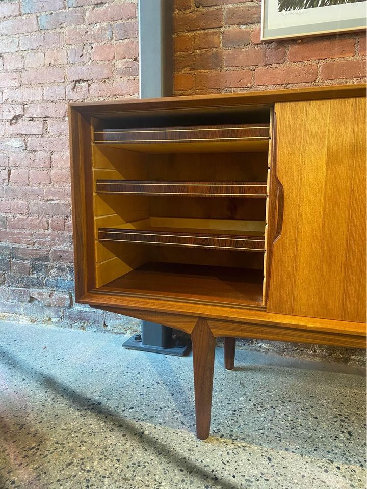 1960s Danish Teak Credenza Sideboard by Knud Nielsen