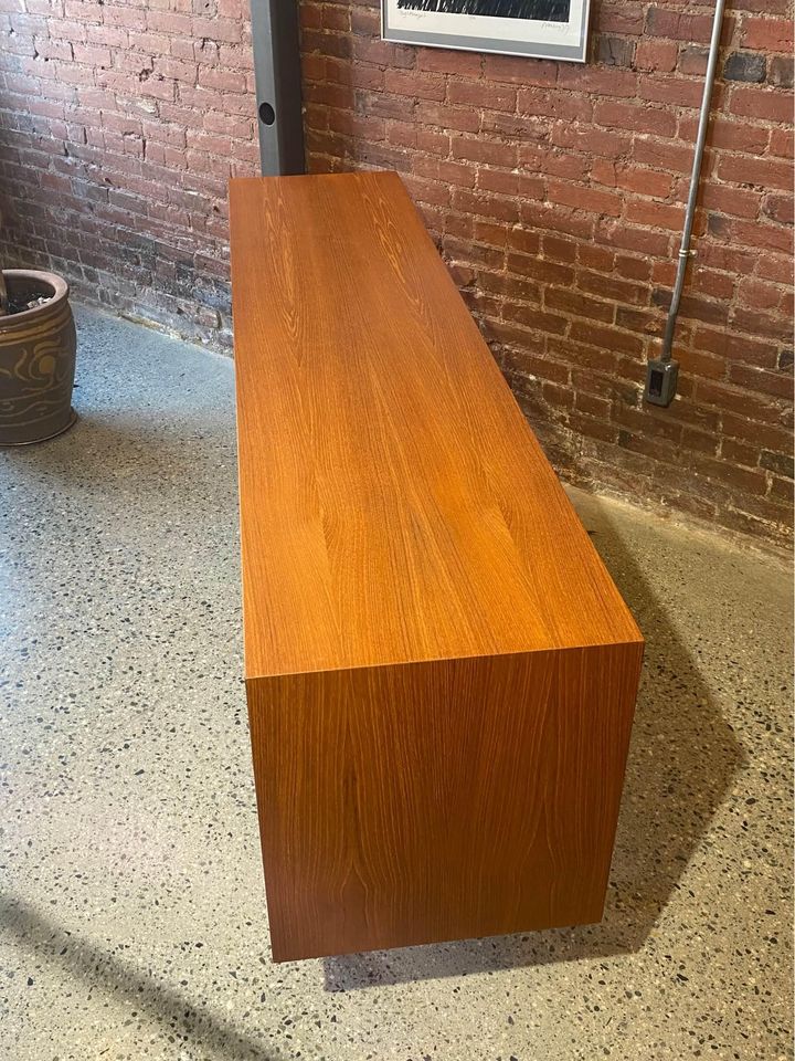 1960s Danish Teak Credenza Sideboard by Knud Nielsen