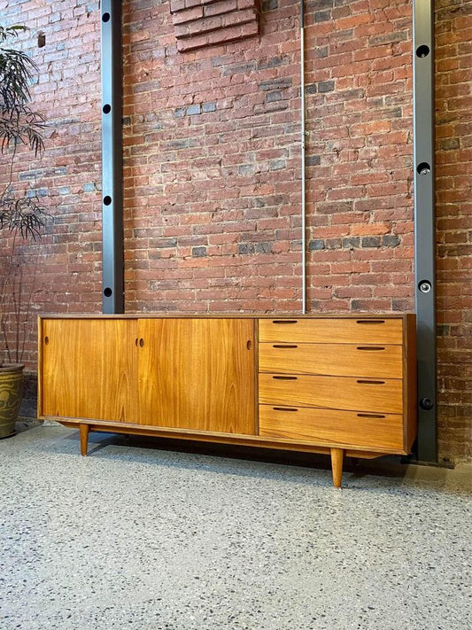 1960s Danish Teak Credenza Sideboard by Kofod Larsen