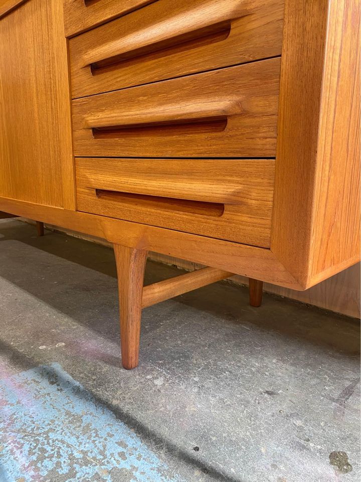 1960s Danish Teak Credenza Sideboard by Kofod Larsen