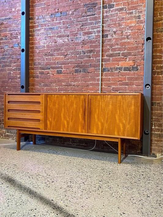 1960s Danish Teak Credenza Sideboard