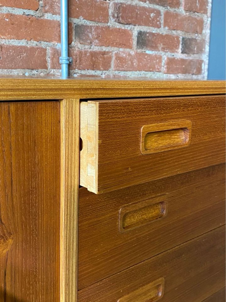 1960s Danish Teak Credenza Sideboard