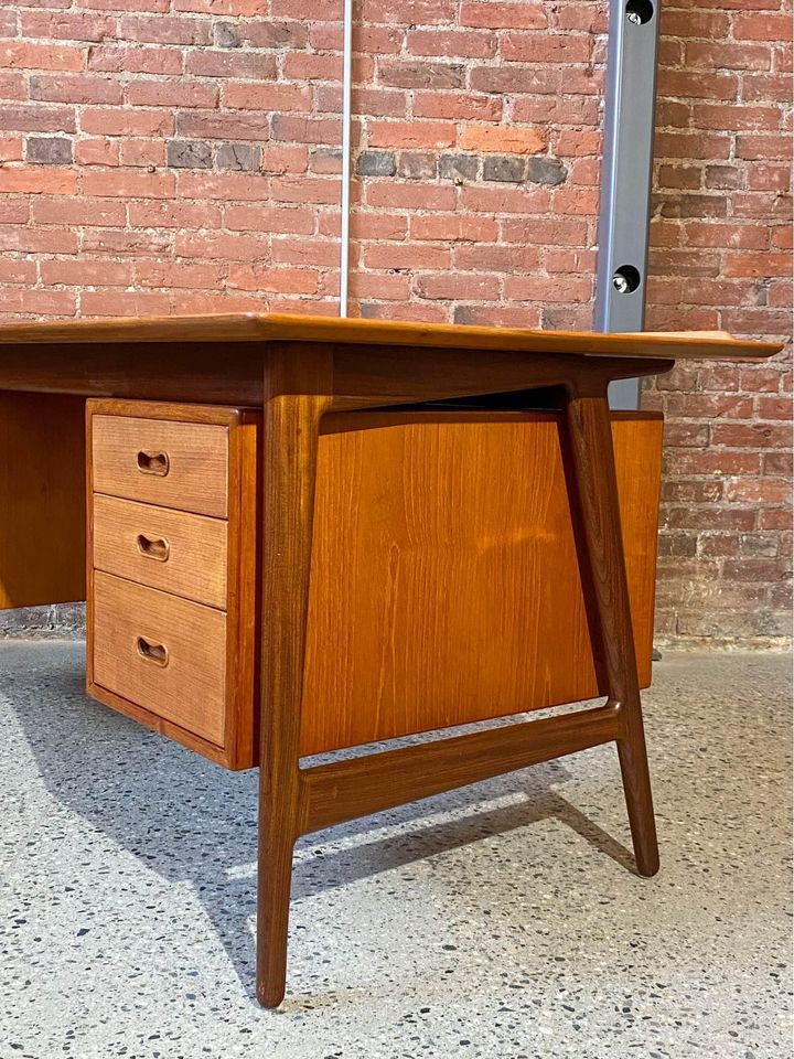 1960s Danish Teak Desk by Arne Vodder