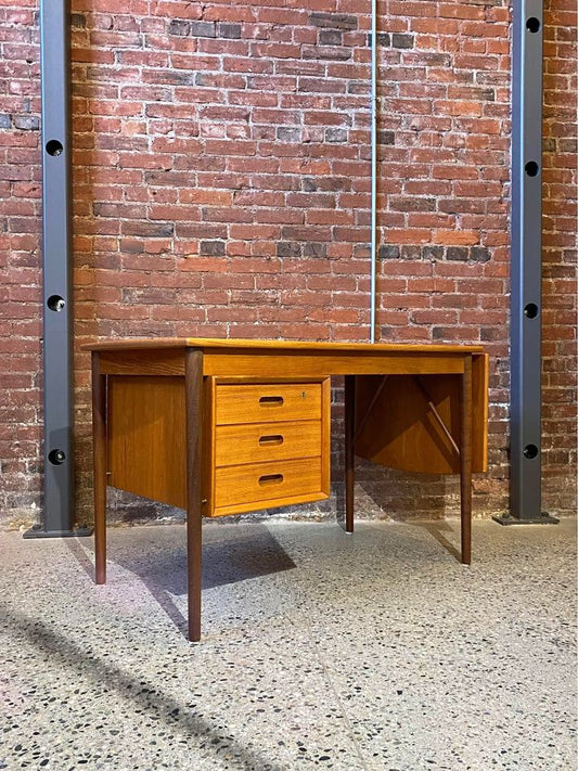 1960s Danish Teak Desk by Erik Buch