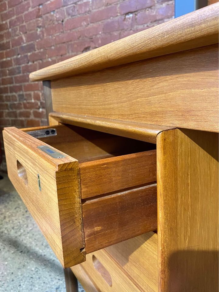 1960s Danish Teak Desk by Erik Buch