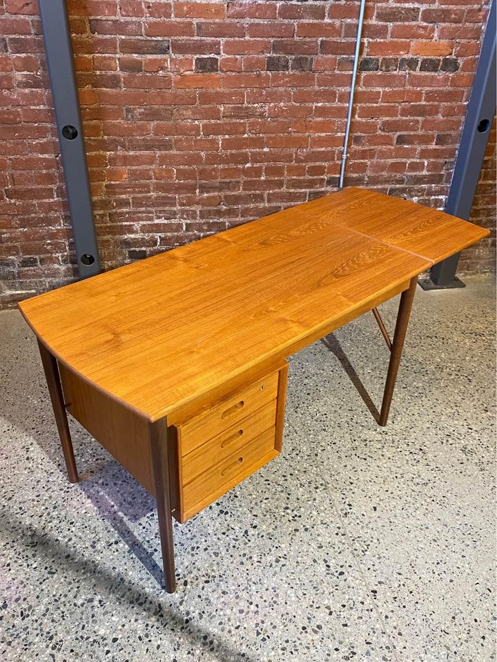 1960s Danish Teak Desk by Erik Buch