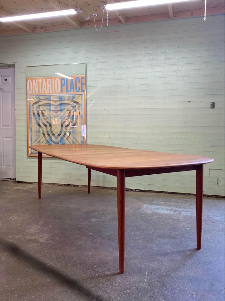 1960s Danish Teak Dining Table by Skovmand & Andersen