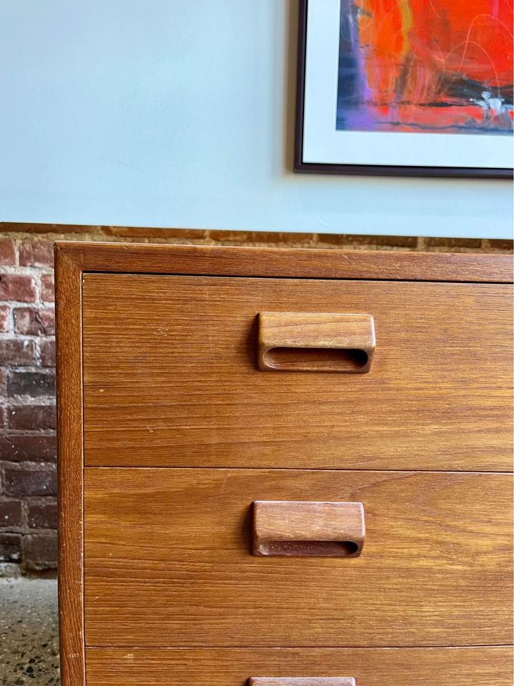 1960's Danish Teak Dresser by Børge Mogensen for Søborg Møbler