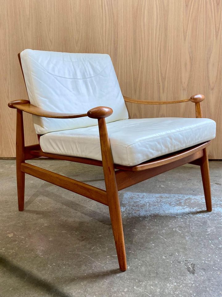 1960s Danish Teak FD133 “Spade” Lounge Chair by Finn Juhl