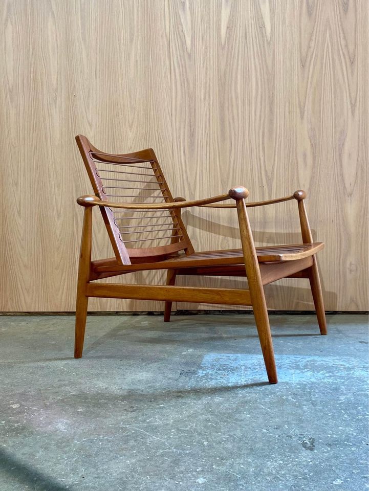 1960s Danish Teak FD133 “Spade” Lounge Chair by Finn Juhl