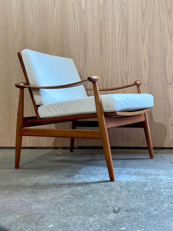 1960s Danish Teak FD133 “Spade” Lounge Chair by Finn Juhl