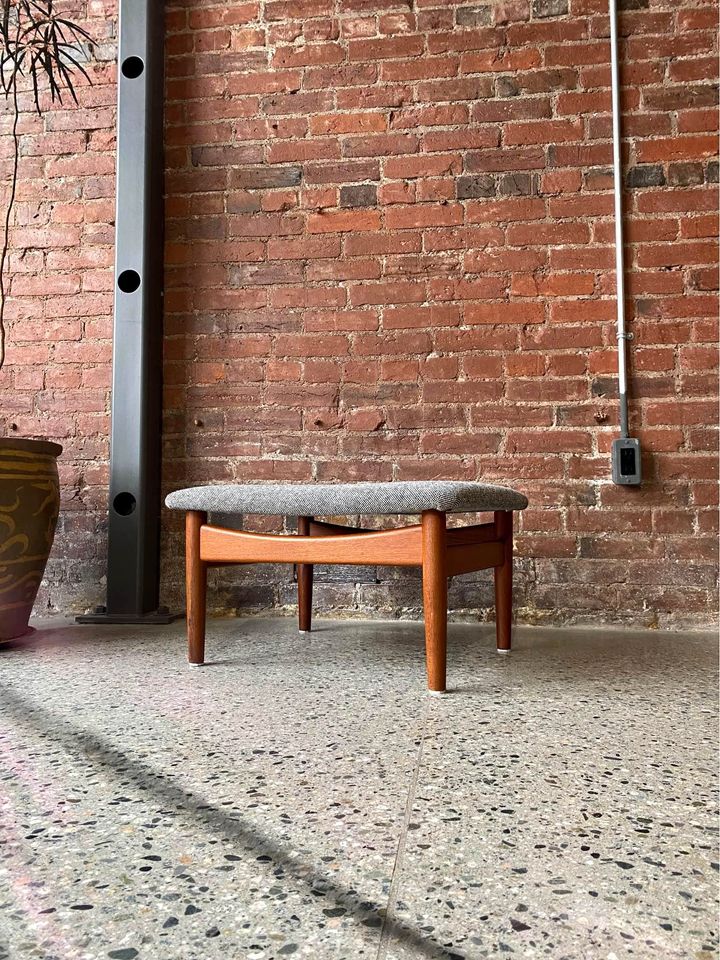 1960s Danish Teak FD137 “Japan” Stool by Finn Juhl for France & Son