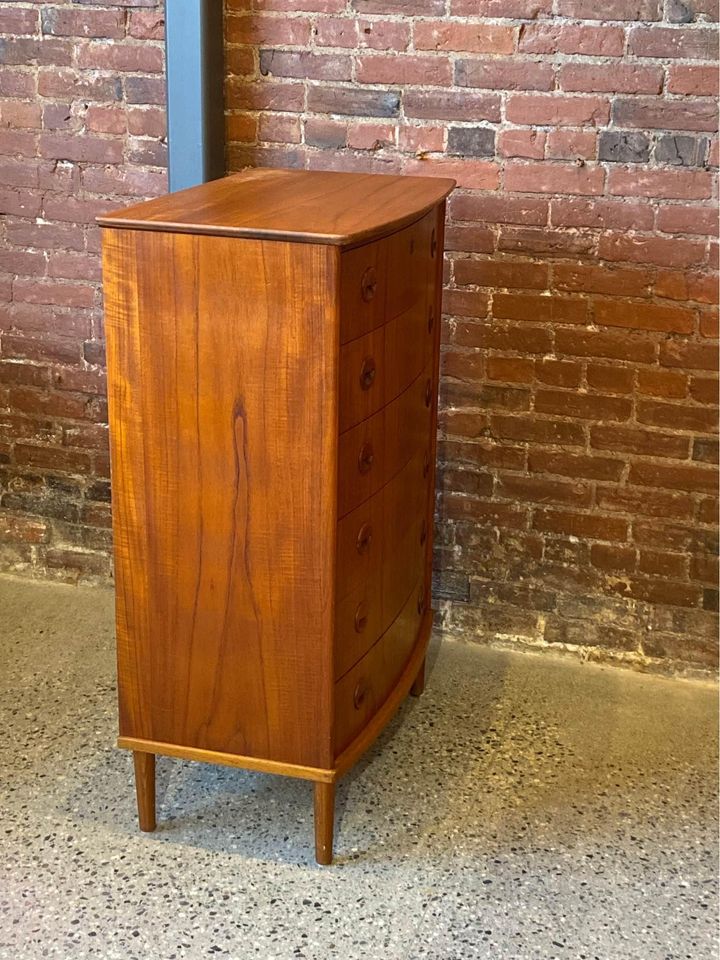 1960s Danish Teak Highboy Dresser