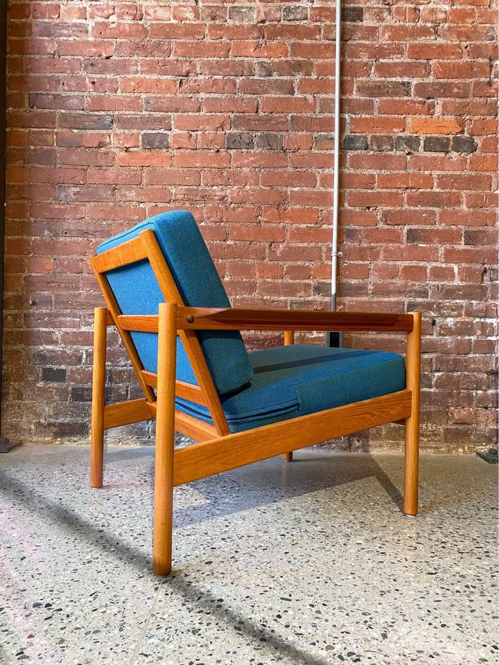 1960s Danish Teak Lounge Chair by Magnus Olesen