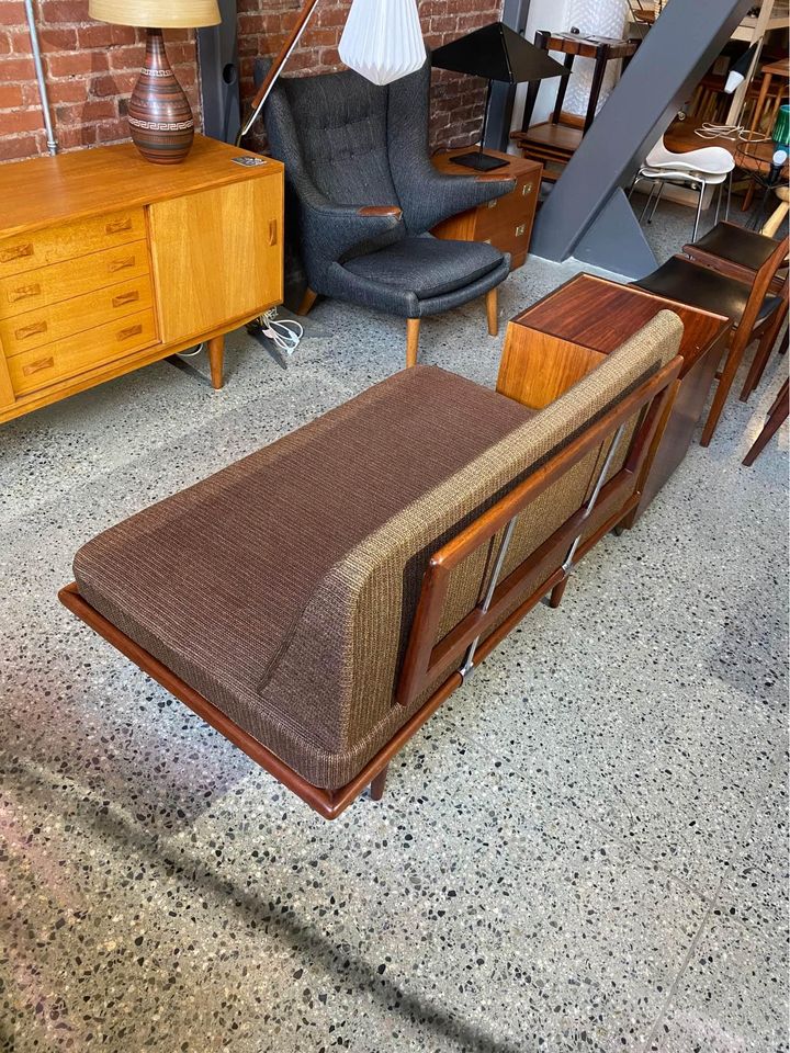 1960s Danish Teak Loveseat Sofa by Peter Hvidt