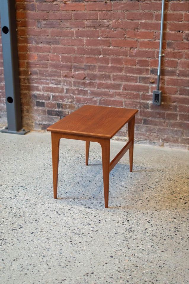 1960s Danish Teak Nesting Side End Tables