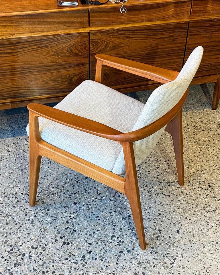 1960s Danish Teak Occasional Chair by Sigvard Bernadotte for France & Son