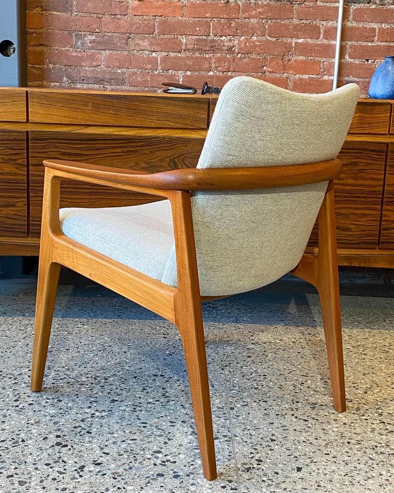 1960s Danish Teak Occasional Chair by Sigvard Bernadotte for France & Son