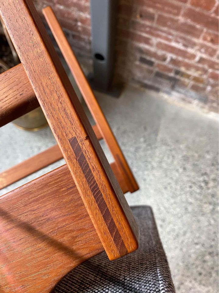 1960s Danish Teak Ottoman Stool by Inger Klingenberg