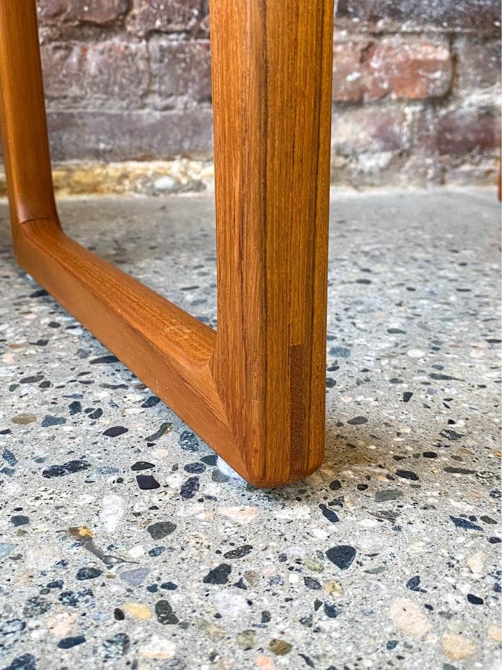 1960s Danish Teak Ottoman Stool by Madsen & Larson