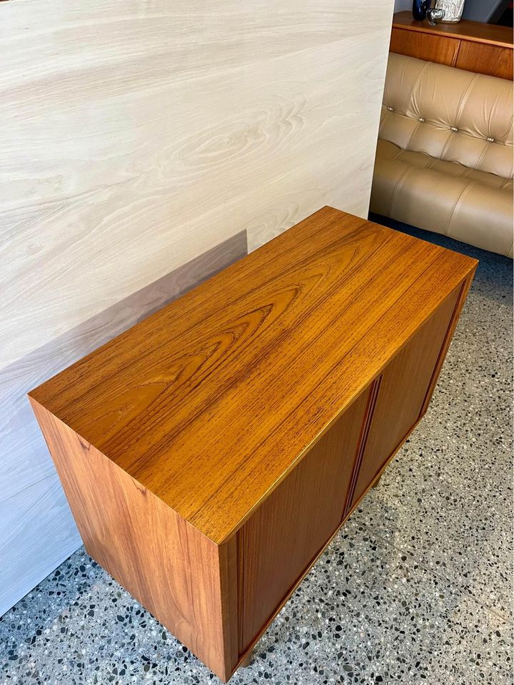 1960's Danish Teak Record Cabinet