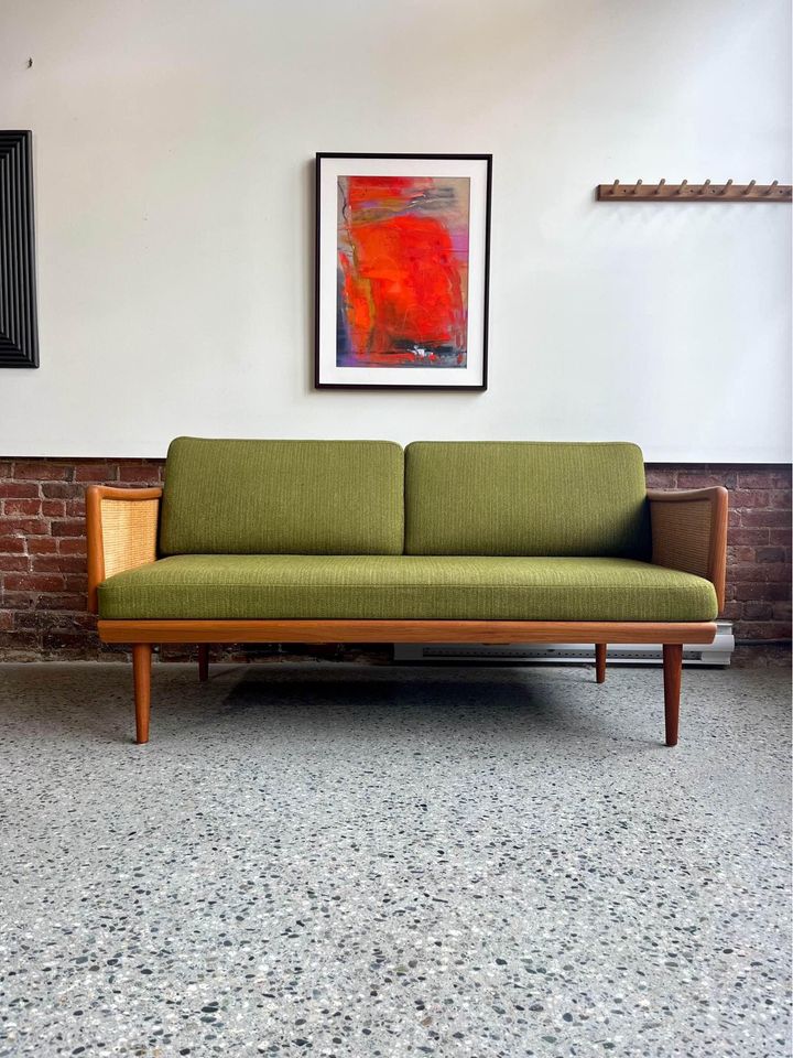 1960's Danish Teak Sofa Daybed by Peter Hvidt and Orla Mølgaard-Nielsen for France & Søn