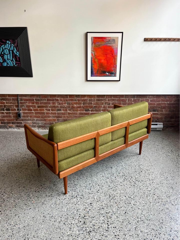 1960's Danish Teak Sofa Daybed by Peter Hvidt and Orla Mølgaard-Nielsen for France & Søn