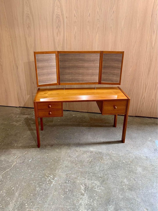 1960s Danish Teak Vanity by Aksel Kjersgaard