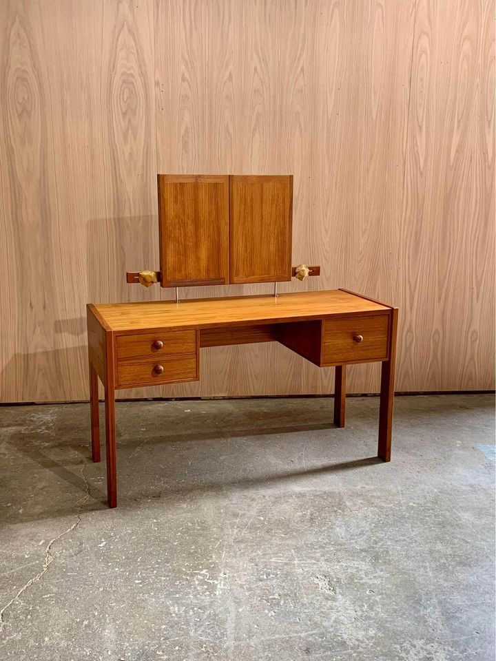 1960s Danish Teak Vanity by Aksel Kjersgaard