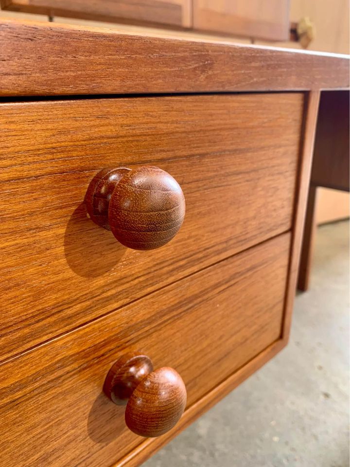 1960s Danish Teak Vanity by Aksel Kjersgaard